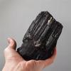ROUPWKWO 1pc 400-500g Big Size high Black Tourmaline Stone raw for Home Decor view 3