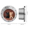 Mechanical Kitchen Timer for Cooking, Wind Up Cute Kitten Black and Orange Cat Timer Clock with Loud Alarm, No Batteries Required, Stainless Steel Timers for Fitness, Baking, Work view 2