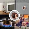Mechanical Kitchen Timer for Cooking, Wind Up Cute Kitten Black and Orange Cat Timer Clock with Loud Alarm, No Batteries Required, Stainless Steel Timers for Fitness, Baking, Work view 4