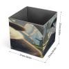 BTCOWZRV Anime PandaCollapsible Storage Bin Stackable Fabric Storage BoxCube Organizer with Handles Stackable Closet Organizer Bins for Home Closet Office Clothes Toys view 2
