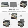 BTCOWZRV Anime PandaCollapsible Storage Bin Stackable Fabric Storage BoxCube Organizer with Handles Stackable Closet Organizer Bins for Home Closet Office Clothes Toys view 4