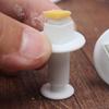 3 Pcs Square Shaped Cookie Plunger Cutter Cupcake Toppers Mold Cake Decorating Tool for Fondant Gum Pastry White... view 2