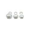 3 Pcs Square Shaped Cookie Plunger Cutter Cupcake Toppers Mold Cake Decorating Tool for Fondant Gum Pastry White... view 3