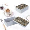 DISUOFEART Metal Tin Box with Lid, Sturdy Decorative Metal Storage Container, Autumnal Withered Trees Durable Printed Tin Case for Gifts, Crafts, Small Items, Home & Office Organization view 4