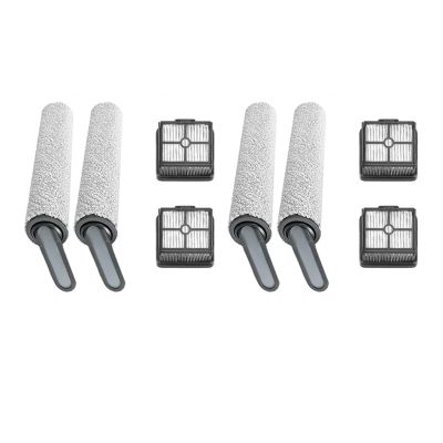 A44T 2Set Roller Brush And Filter ReplacementCompatible For XiaomiCompatible For DreameH12 Vacuum Cleaner Accessory Kit