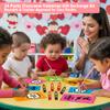 Fufflomi Sticky Stress Relief Valentines with Cards for Kids School Party Favor, Flying Elastic Slingshot Valentines Cards Gifts for Boys Girls Classroom Exchange, 24 Packs view 3