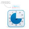 Time Timer Original 12" Visual Countdown Timer Large 60-Minute Silent Classroom Visual Timer for SEL, Emotional Regulation, Focus, Calm Transitions, ADHD, Autism (Blue & White) view 2