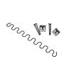 JUNIVEX 35cm 40cm 45cm 50cm 55cm 60cm 65cm 70cm 75cm 80cm Zig Zag Upholstery Sofa Chair Serpentine Springs Including Clips(60cm 1pc) view 1