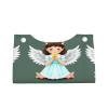 WZYWHJ Cute Little Angel Pattern Paper Towels Rectangular Tissue Box Holder with Bottom Strap Modern Decorative Storage Bag view 2