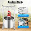 12L Hydraulic Fruit Wine Press - 304 Stainless Steel Wine Press Machine with Hydraulic Jack & Sanitary Tray for Home Brewing, Juice & Cider Making, Durable & Efficient view 3