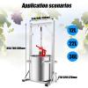 12L Hydraulic Fruit Wine Press - 304 Stainless Steel Wine Press Machine with Hydraulic Jack & Sanitary Tray for Home Brewing, Juice & Cider Making, Durable & Efficient view 4