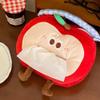 Apples Shaped Tissue Box Hanging Tissue Case Large Capacity Napkin Holder Cute Portable Car Bedside Dispenser view 4