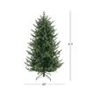 Mr. Christmas 6.5 ft Memory Wire Pre-Lit Artificial Christmas Tree with 500 Dual LED Lights, 10 Light Functions, Easy 3-Section Assembly, Includes Storage Bag view 4