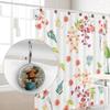 12 Pcs Highland Cow and Bucket Round Shower Curtain Hooks Stainless Steel Decorative Hanger Rings for Bathroom Kitchen Bedroom Curtain Rods view 4
