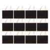 OSOLADY Wooden Double-Sided Blackboard Hanging Signs 16X12Cm with String, Chalkboards for Home Kitchen Party Decoration, 12pcs Decorative Chalkboard Plaques view 1