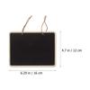 OSOLADY Wooden Double-Sided Blackboard Hanging Signs 16X12Cm with String, Chalkboards for Home Kitchen Party Decoration, 12pcs Decorative Chalkboard Plaques view 2