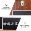 OSOLADY Wooden Double-Sided Blackboard Hanging Signs 16X12Cm with String, Chalkboards for Home Kitchen Party Decoration, 12pcs Decorative Chalkboard Plaques view 3