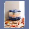 Home Food Dehydrator Machine, 5-Tray Fruit Dryer for Snacks &, Adjustable tat, 360 Airflow, Temperature Control - White Snack Maker view 4