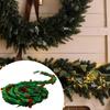 Christmas Hanging Felt Garland with Leaves and Berries, 71.65 Inch Felt Rattan Bunting Banner for Wall Fireplace Xmas Decor Photo Props view 2