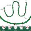 Christmas Hanging Felt Garland with Leaves and Berries, 71.65 Inch Felt Rattan Bunting Banner for Wall Fireplace Xmas Decor Photo Props view 4