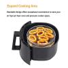 3 Stackable Dehydrator Steamer Racks,304 Stainless Steel Grill Rack Fits 4.2-5.8 QT Air Fryer, Oven Accessories Basket(Round) view 3