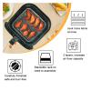 3 Stackable Dehydrator Steamer Racks,304 Stainless Steel Grill Rack Fits 4.2-5.8 QT Air Fryer, Oven Accessories Basket(Round) view 4