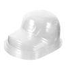 HOMOCONO 3 Pack Plastic Hat Box Display Cases for Baseball Caps view 1