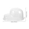 HOMOCONO 3 Pack Plastic Hat Box Display Cases for Baseball Caps view 2