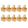 10pcs Mini Wooden Flower Baskets with Handle for Bridal Shower view 1