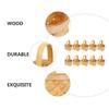 10pcs Mini Wooden Flower Baskets with Handle for Bridal Shower view 3