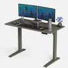 Autonomous Gray Electric Standing Desk 5 4824 Inches, Adjustable Height Desk Stand Up Desk, Sit Stand 3 Memory Presets, Cable Tray for Home Office & Computer Workstation view 1