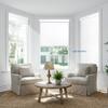 SEEUNANA No Drill Blinds for Indoor Windows,Blackout Roller Shades,Cordless Blinds,Thermal Insulated,UV Protection,Easy Install with No Tools,Window Shades for Home and Office,White,25.5" W x 68" H view 4