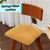 Wooden Dining Chair with Backrest & Cushion High Resilience Foam Seat Skin-Friendly Fabric Stable Wood Legs Versatile Chair Solid Construction view 3