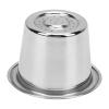 Haofy Reusable Coffee Pod 4.5-5g Capacity Stainless Steel Refillable Filter with 100 Foil Lids for Customizable Brew, Compatible with Most Coffee Makers for Daily Use, Small view 3