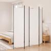 4-Panel Room Divider Screen Anthracite 78.7"x78.7" Fabric Privacy Partition for Home Office, Foldable Design for Space Separation and Sunlight Filtering view 1