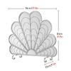 JDXQBLD Gorgeous Fan-Shaped Fireplace Screen, Sitting Room Decor Fireplace Spark Guard, Free Standing Fireplace Mesh Screen with 2 Support Feet Beautiful sce view 4