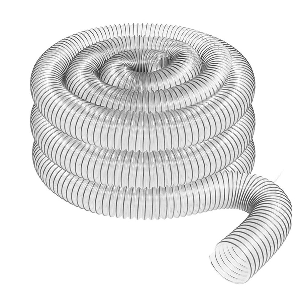 100mm PVC Hose For Vacuum Cleaner Industrial Dust Extractor Woodworking Bellows Clear Collect Pipe(3 m)