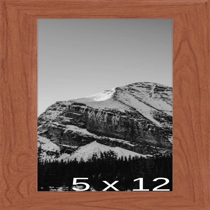 Frame It Easy 5 1/4 x 12 Cherry Frame (Wilton) 5.25x12 inches