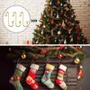 JIRAIA 100pc Ornament Hooks Metal Wire Hook Christmas Ornaments Hangers for Christmas Tree Decoration Home New Year Party Decor Tree Decor Hooks view 2