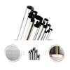 Coat Rack, Standing Coat Rack Stainless Steel Floor-standing Coat Shelf Household Heavy-duty Vertical Coat Rack Living Room Corridor Decoration Metal Coat Racks for Entryway, Hallway, Bedroom, Office view 3