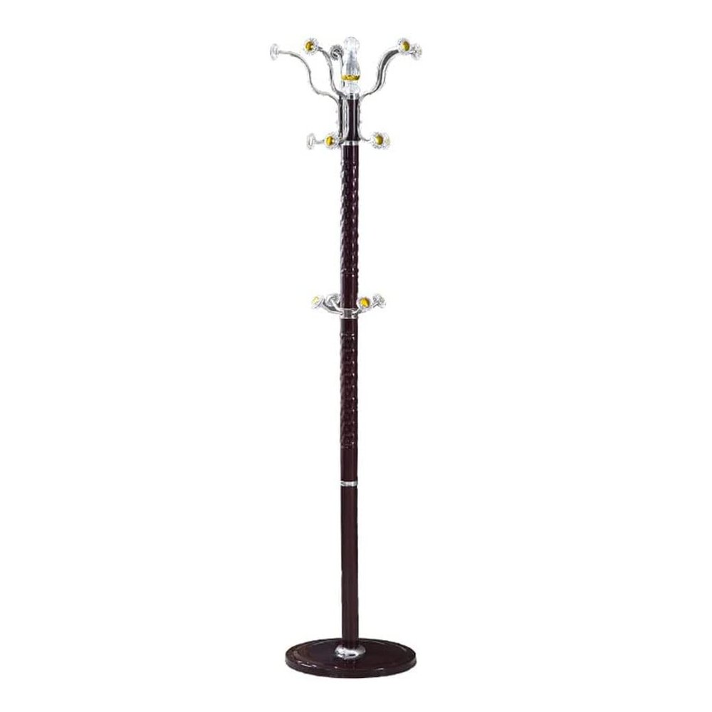 ZQHQYNQDFY Coat Rack, Metal Coat Rack Coat Stand Easy Assembly Coat Hanger Stand Standing Coat Tree with 14 Stainless Steel Hook for Hanging Clothes