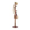 ZQHQYNQDFY Coat Rack, Solid Wood Coat Rack Freestanding Coat Stand Coat Tree with 7 Hooks and Stable Base Modern Jacket Hanger Stand for Entryway view 1