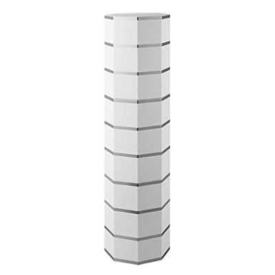 360 Rotating Shoe Rack Tower - Premium Round Metal Shoe Organizer with Magnetic Doors - Stylish Tall Revolving Shoe Stand for Entryway, Hallway & Corner Storage - Modern White Cabinet