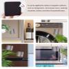 1 Pcs Acrylic Fridge Magnets Watercolor Bending Stripes Small Square Refrigerator Magnet Pink Blue Lines Magnet Stickers for Kitchen,Office Whiteboard,Cabinet,Locker view 4