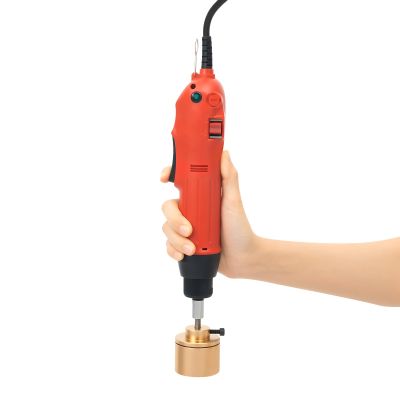 Bathrena Handheld Bottle Capper, Electric Bottle Capping Machine Dual Switch Bottle Cap Sealing Machine for 10-30mm Round Plastic Caps 110V.