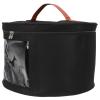 TOMETURE Felt Hat Storage Box with Handles, 43x28cm Black Organizer view 1
