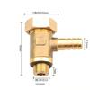 1PC Safety Valve Coffee Machine Accessories G1/8 9Bar Coffee Machine OPV Kit Part Boiler Small Safety Valve Steam Generator view 2