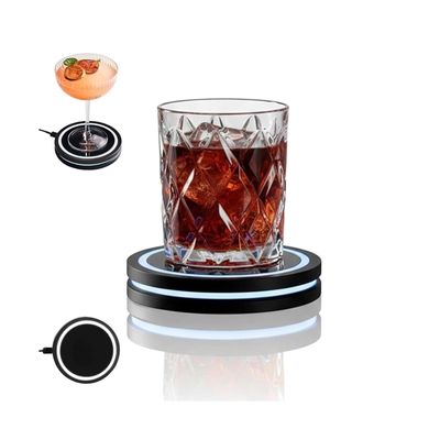 2026 smart coaster 2.0, Portable APP-Features, Easy To Clean & Carry(Black)