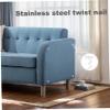 Upholstery Pins, 30PCS Clear Head Twist Bed Skirt Pins, Stainless Steel Bedskirt, Non Slip Headliner for Slipcovers and Bedskirts view 3