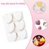 1 Pcs Heart Silicone Molds,Valentines Chocolate Silicone Mold 6-Cavities Chocolate Candy Molds Colourful Designs,Non-Stick Baking Molds for Valentine Party, Candy,Cake Dessert Making view 4